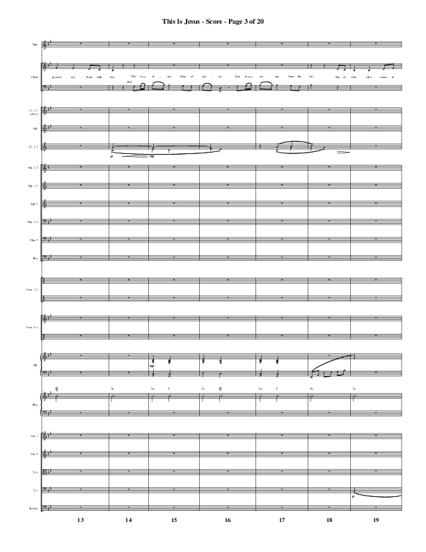 This Is Jesus (Choral Anthem SATB) Conductor's Score (Word Music Choral / Arr. Daniel Semsen)