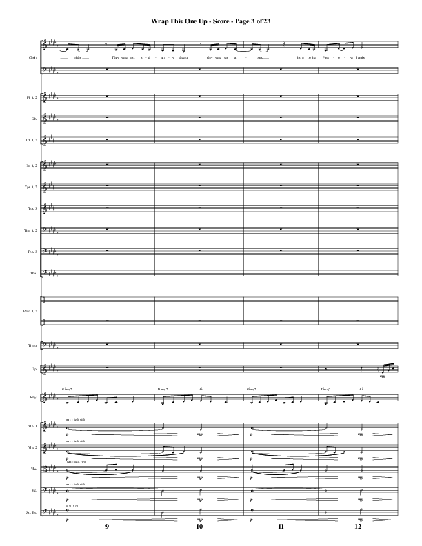 Wrap This One Up (Choral Anthem SATB) Conductor's Score (Word Music Choral / Arr. David Wise / Arr. David Shipps)