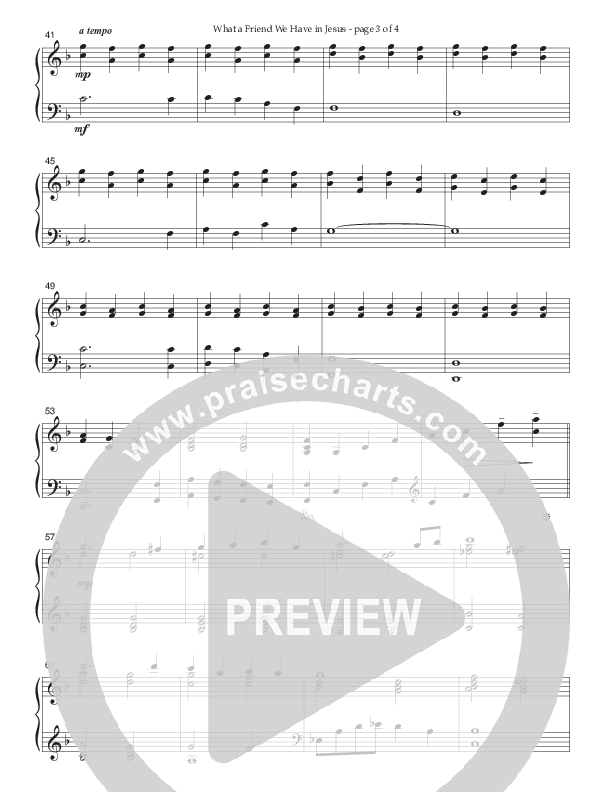 What A Friend We Have In Jesus Piano Sheet (Ken Barker)