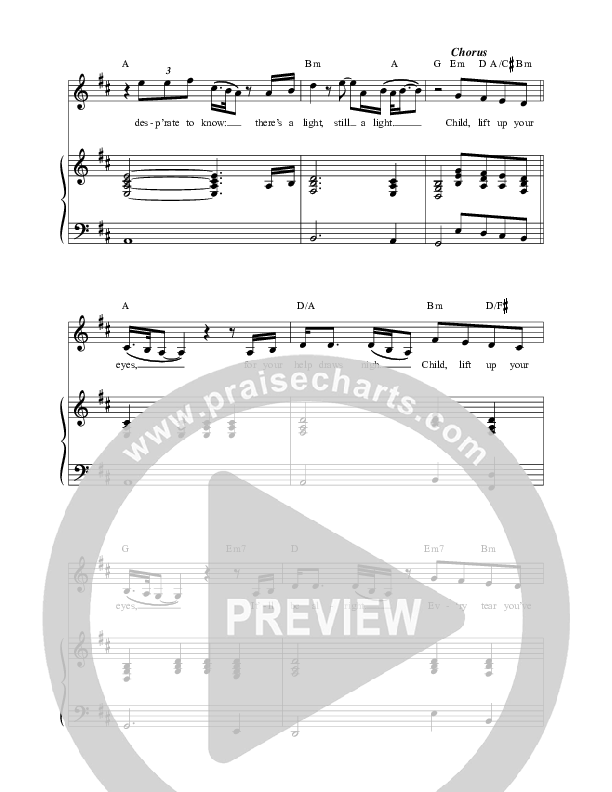 You're Not Done Piano/Melody (Leeland / Charity Gayle)