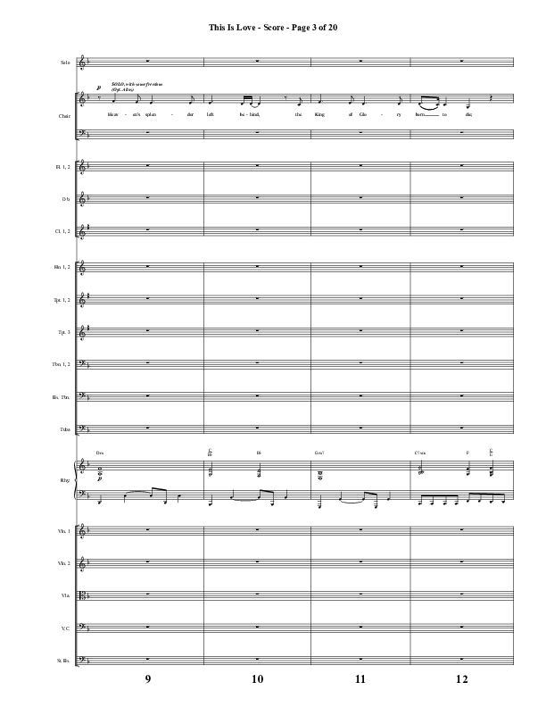 This Is Love (with Come Thou Long Expected Jesus) (Choral Anthem SATB) Conductor's Score (Word Music Choral / Arr. Joshua Spacht)