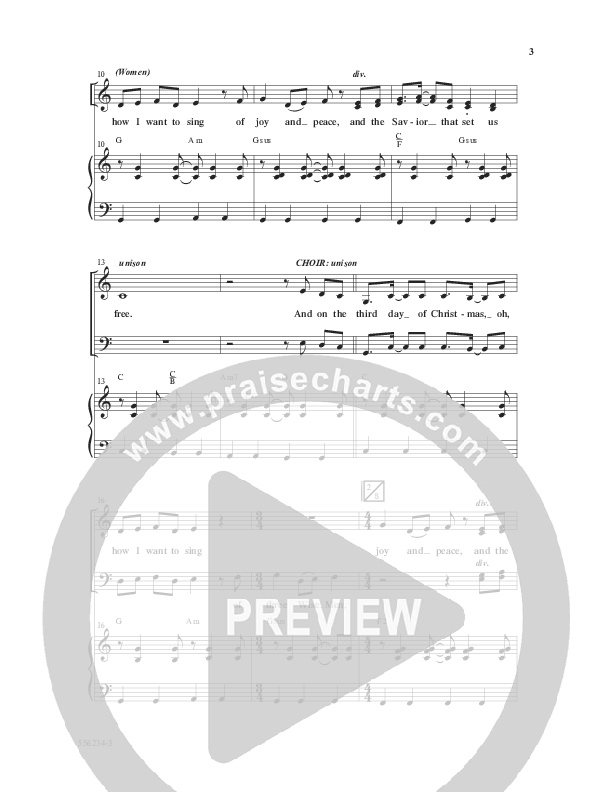 Twelve Days Of Christmas (Choral Anthem SATB) Anthem (SATB/Piano) (Word Music Choral / Arr. Daniel Semsen)