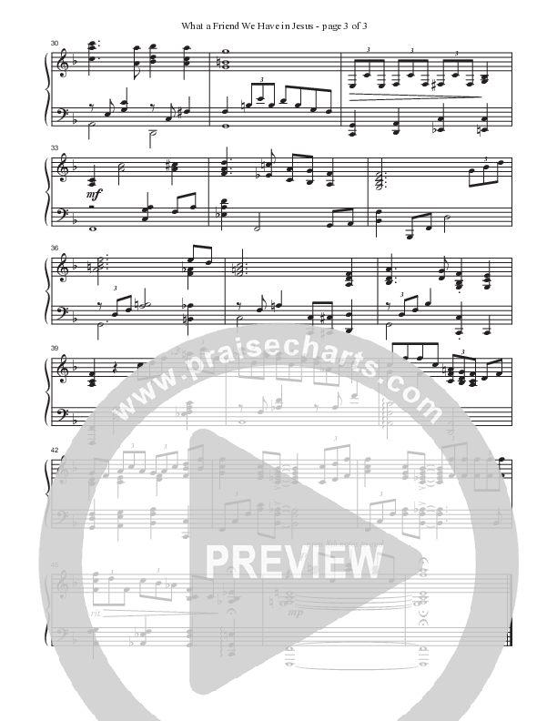 What A Friend We Have In Jesus Piano Sheet (Ken Barker)