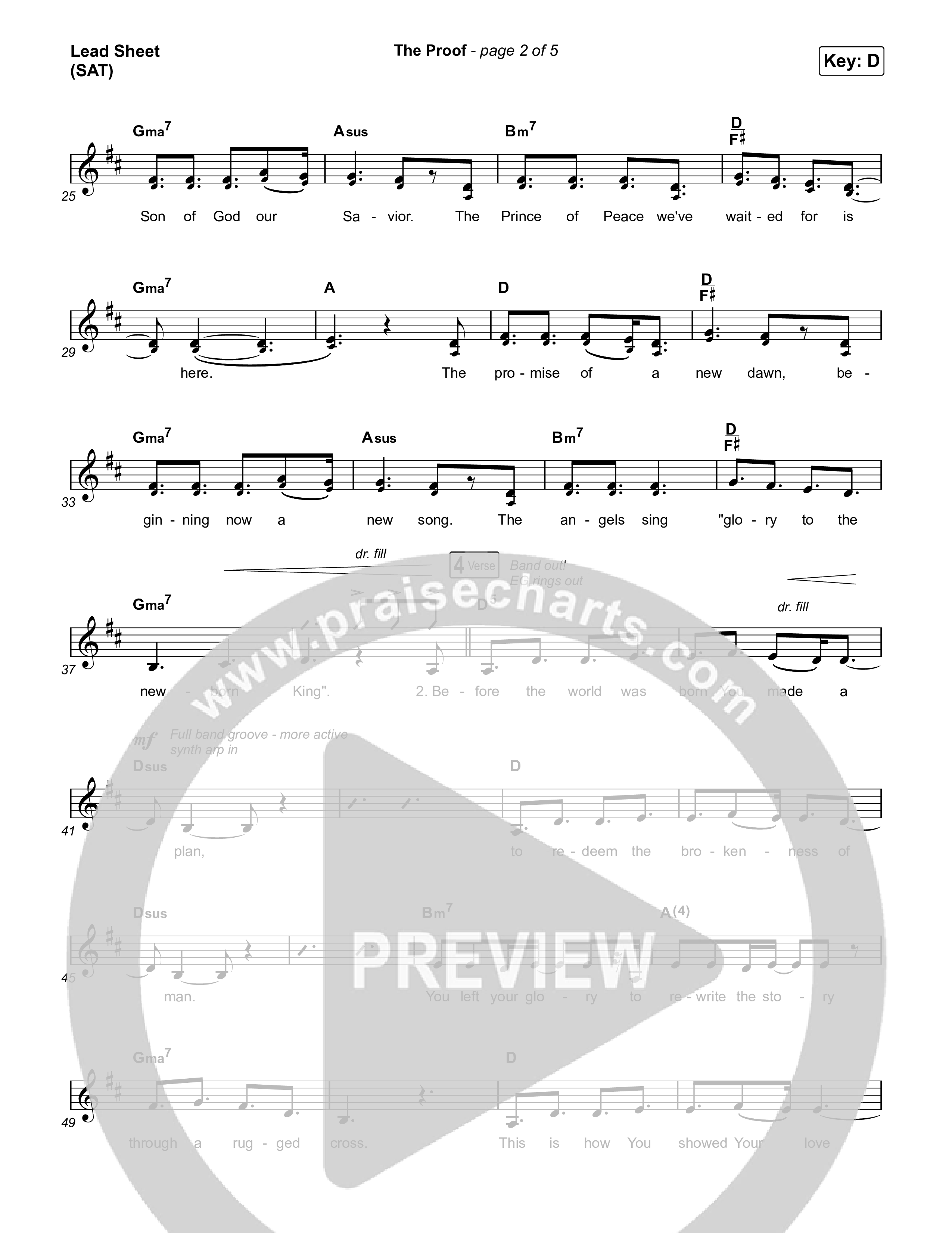 The Proof Lead Sheet (SAT) (Andrea Olson)