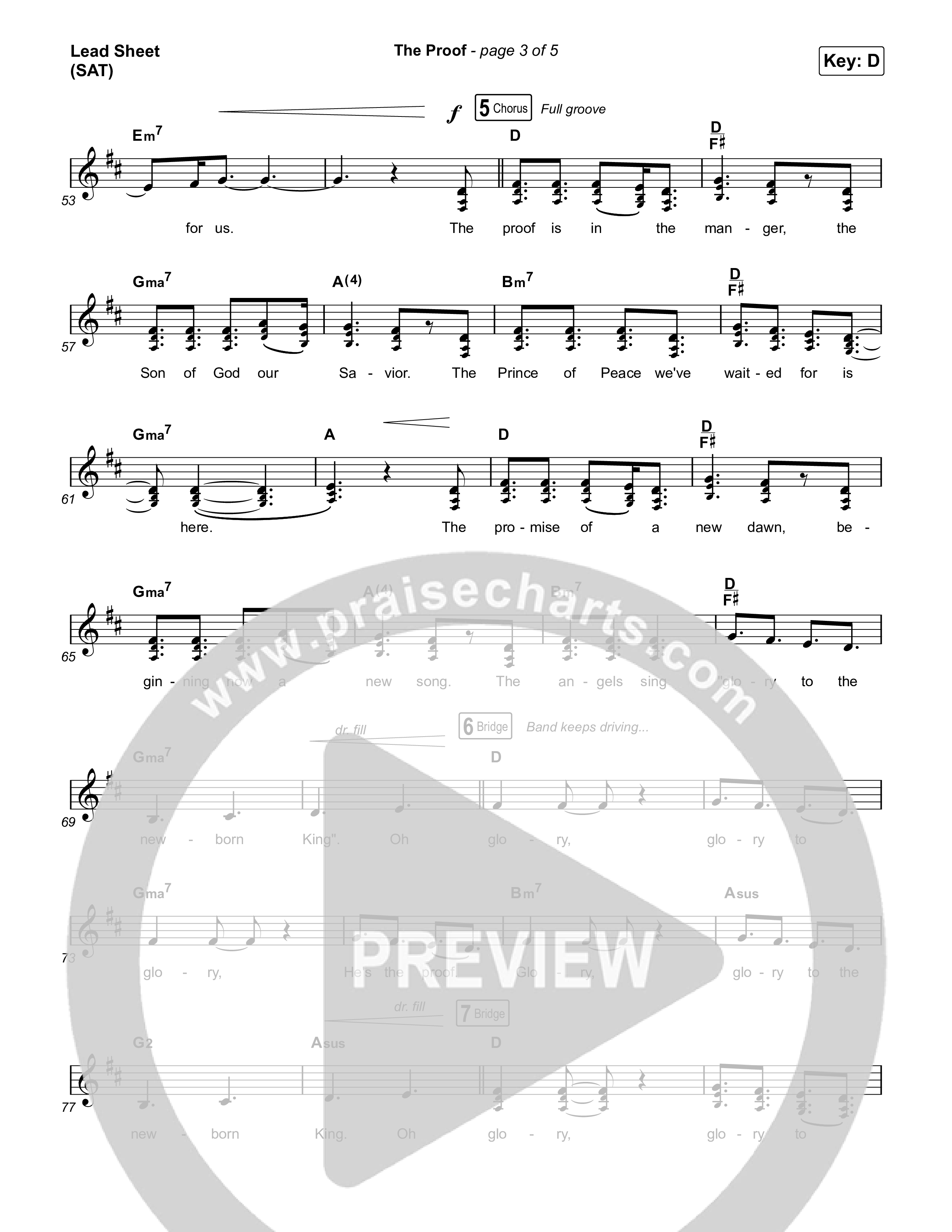 The Proof Lead Sheet (SAT) (Andrea Olson)