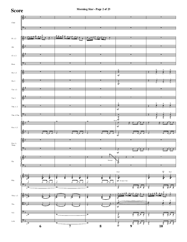 Morning Star with Emmanuel (Choral Anthem SATB) Conductor's Score (Word Music Choral / Arr. David Clydesdale)