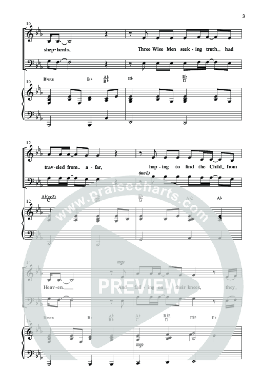 A Christmas Ofering (Medley) (Choral Anthem SATB) Anthem (SATB/Piano) (Word Music Choral / Arr. Marty Parks)