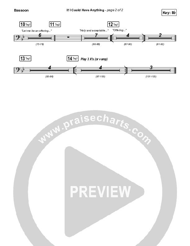 If I Could Have Anything Bassoon (Housefires / Ahjah Walls / Blake Wiggins)