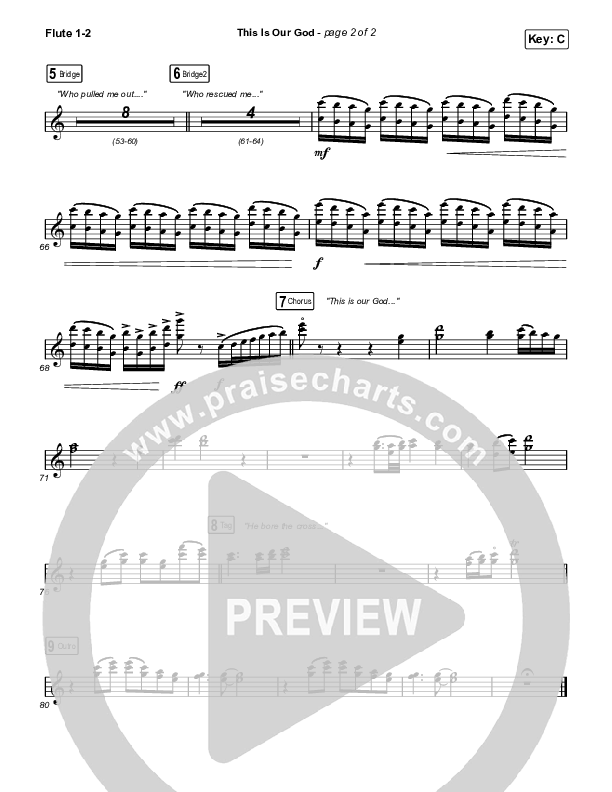This Is Our God Flute 1,2 (Phil Wickham)