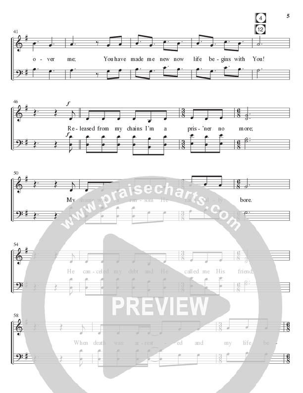 Death Was Arrested (Choral Anthem SATB) Choir Vocals (SATB) (Lillenas Choral / Arr. Nick Robertson)