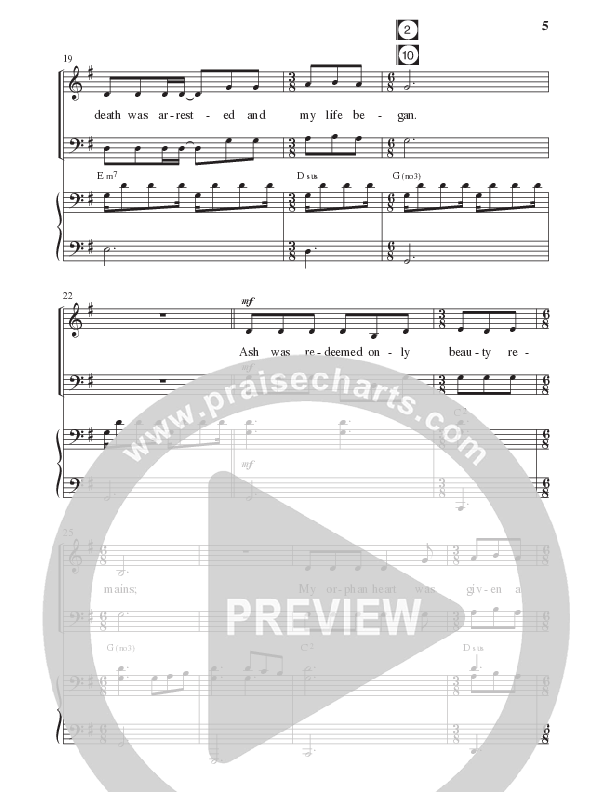 Death Was Arrested (Choral Anthem SATB) Anthem (SATB/Piano) (Lillenas Choral / Arr. Nick Robertson)