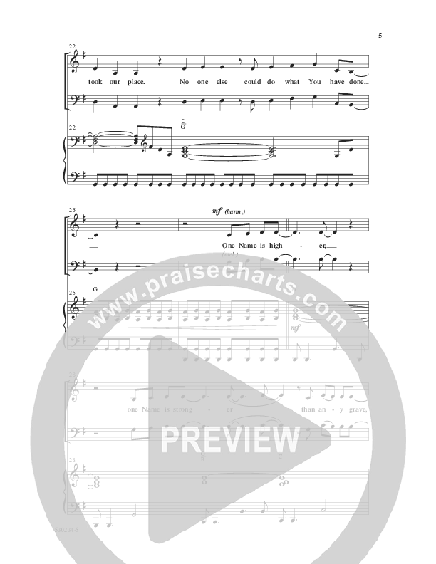 Exalted Over All (Choral Anthem SATB) Anthem (SATB/Piano) (Word Music Choral / Arr. David Wise / Arr. Daniel Semsen)
