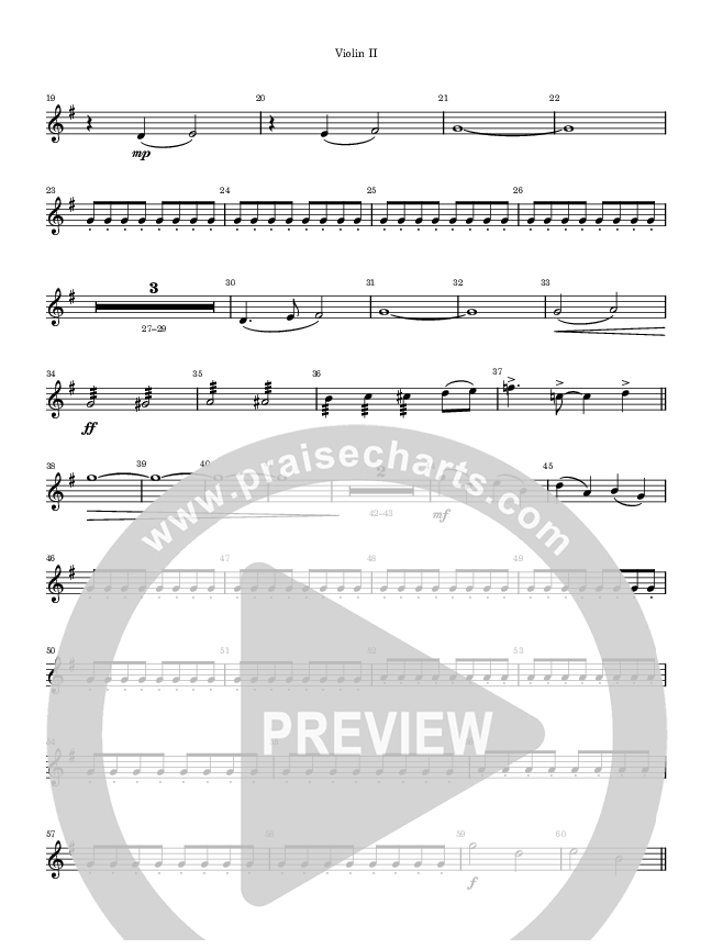 Joy To The World Violin 2 (Highlands Worship)