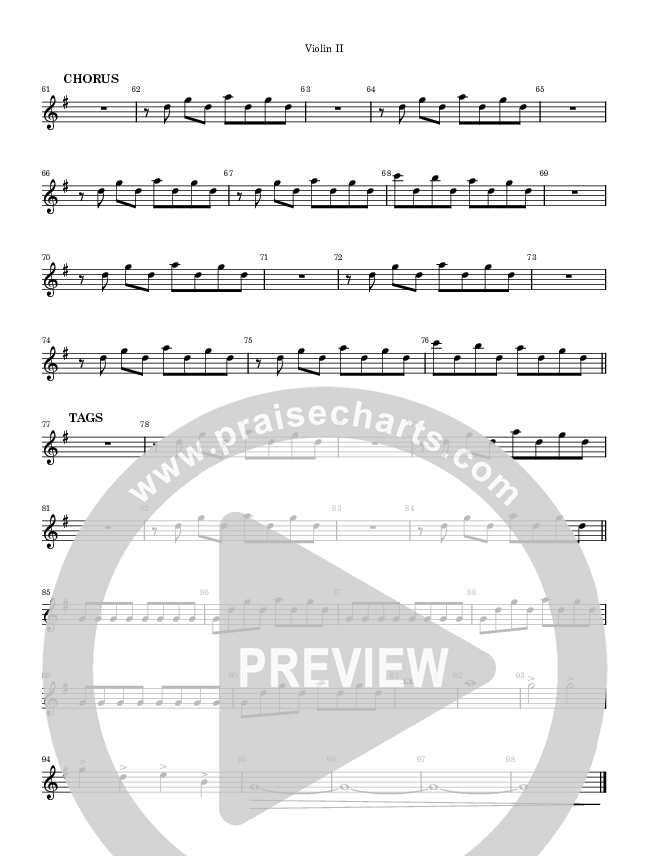 Joy To The World Violin 2 (Highlands Worship)