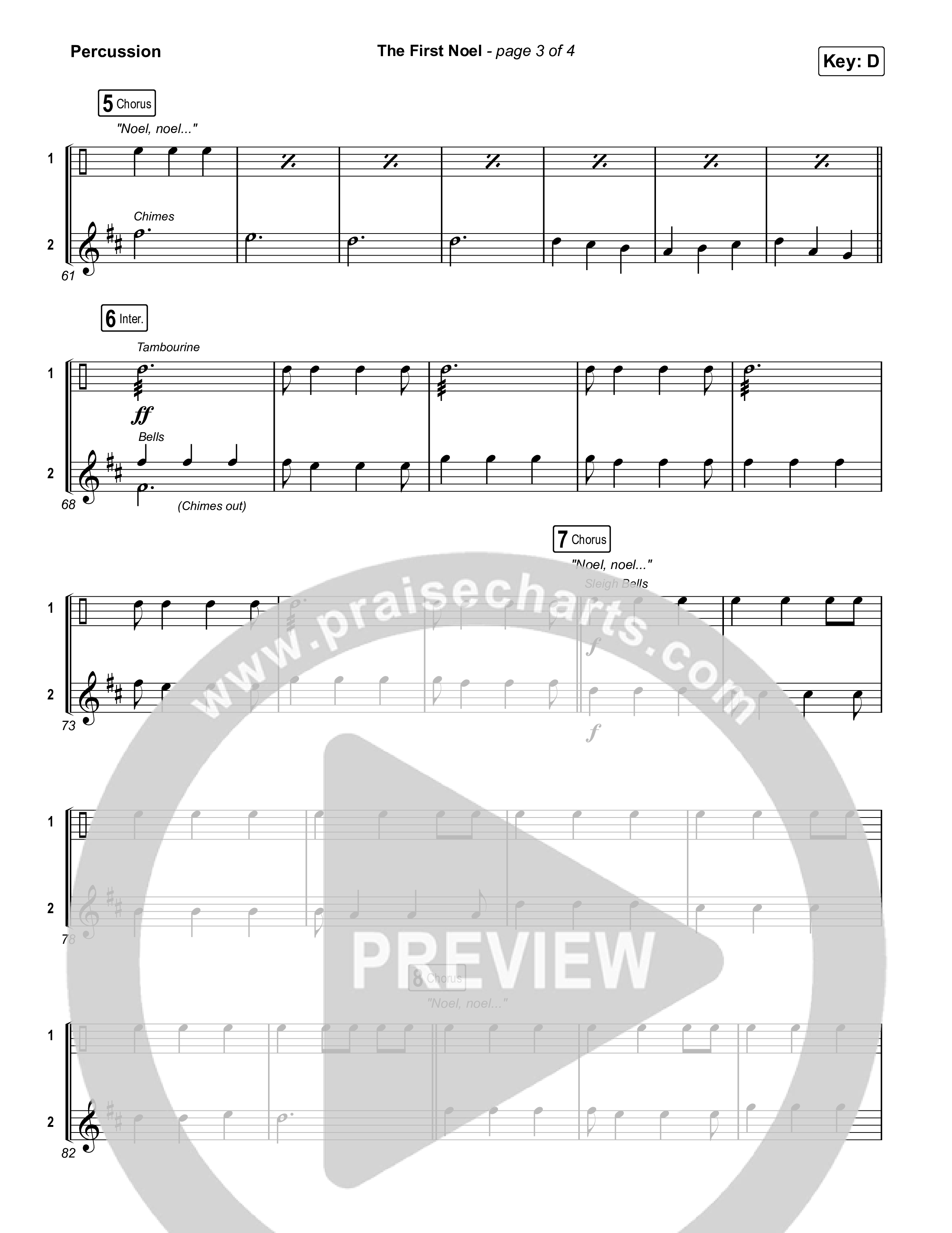 The First Noel Percussion (Highlands Worship)