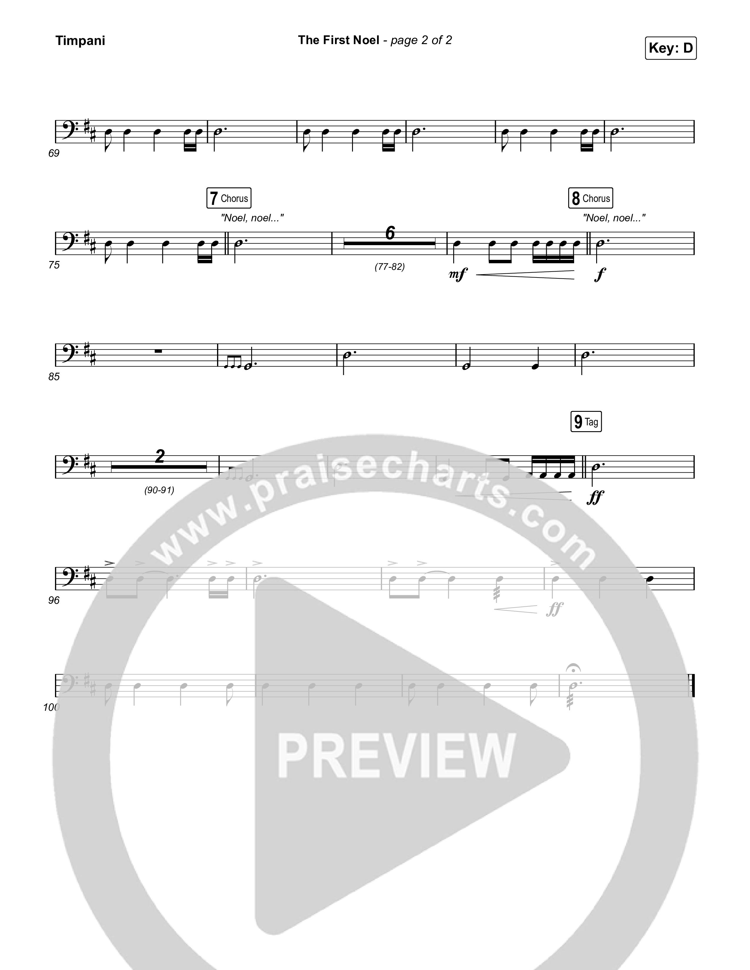 The First Noel Timpani (Highlands Worship)