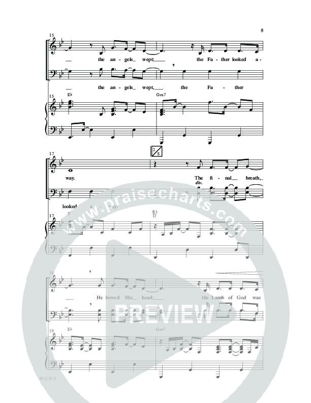 God Of Calvary (Choral Anthem SATB) Anthem (SATB/Piano) (Word Music Choral / Arr. Jay Rouse)