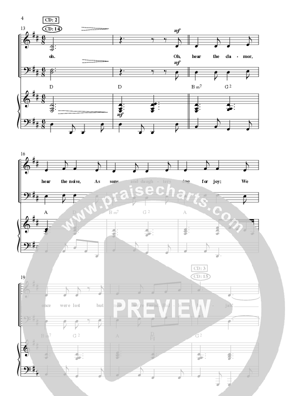 Crowd The Gates (Choral Anthem SATB) Anthem (SATB/Piano) (Lillenas Choral / Arr. Cliff Duren)