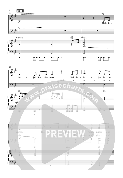 Hallelujah For The Cross (Choral Anthem SATB) Anthem (SATB/Piano) (Lillenas Choral / Arr. Richard Kingsmore)