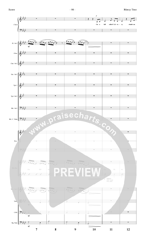 Mercy Tree (Choral Anthem SATB) Conductor's Score (Lillenas Choral / Arr. Nick Robertson)