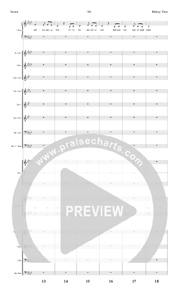 Mercy Tree (Choral Anthem SATB) Conductor's Score (Lillenas Choral / Arr. Nick Robertson)