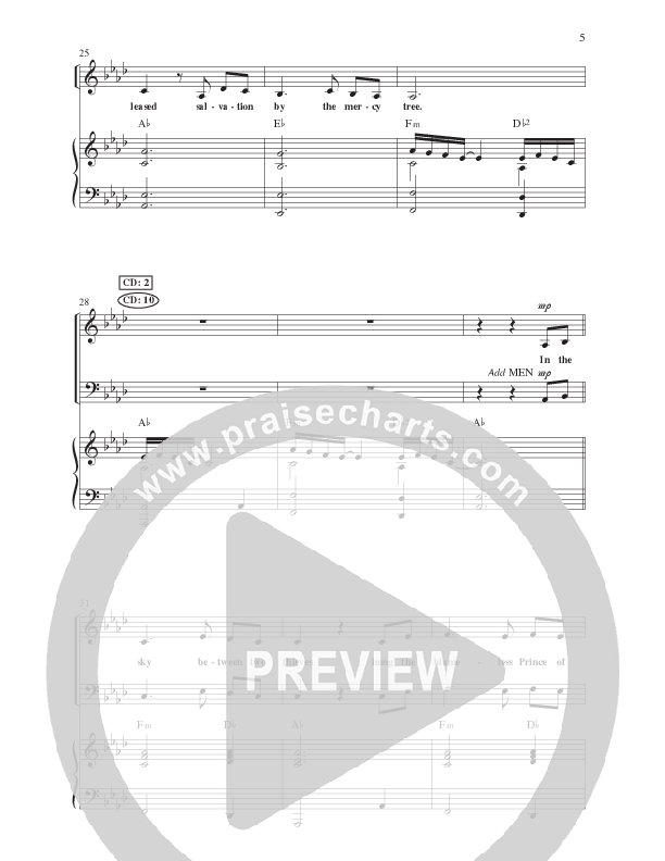 Mercy Tree (Choral Anthem SATB) Anthem (SATB/Piano) (Lillenas Choral / Arr. Nick Robertson)
