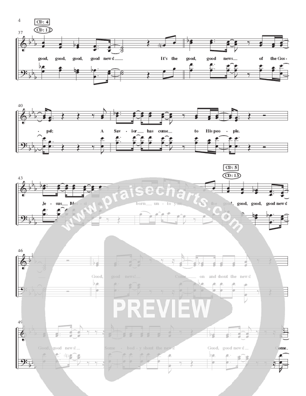 The Good, Good News (Choral Anthem SATB) Choir Vocals (SATB) (Lillenas Choral / Arr. Nick Robertson)