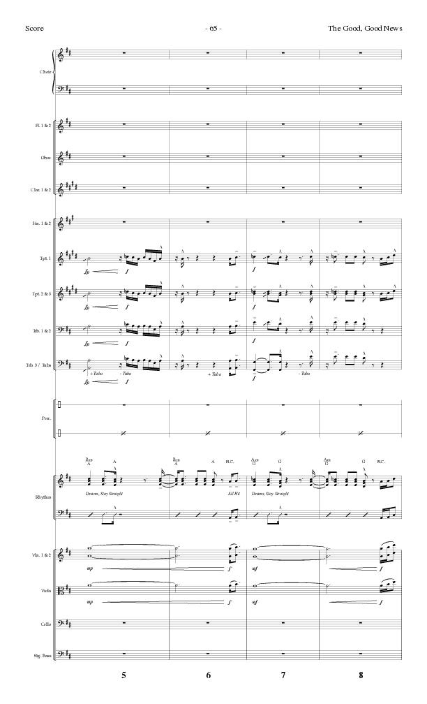 The Good, Good News (Choral Anthem SATB) Conductor's Score (Lillenas Choral / Arr. Nick Robertson)