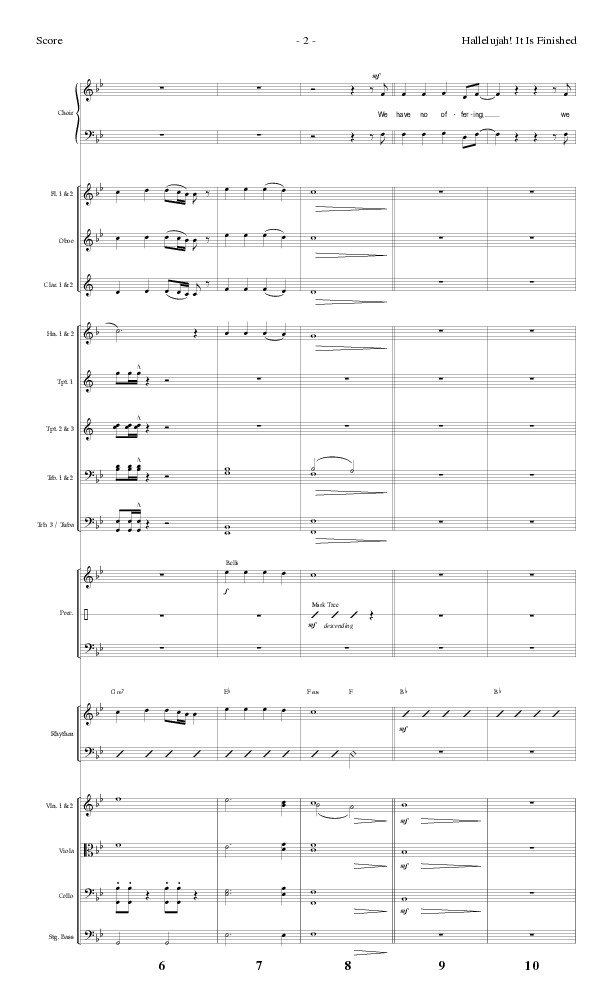 Hallelujah It Is Finished with O The Blood (Choral Anthem SATB) Conductor's Score (Lillenas Choral / Arr. Phil Nitz)