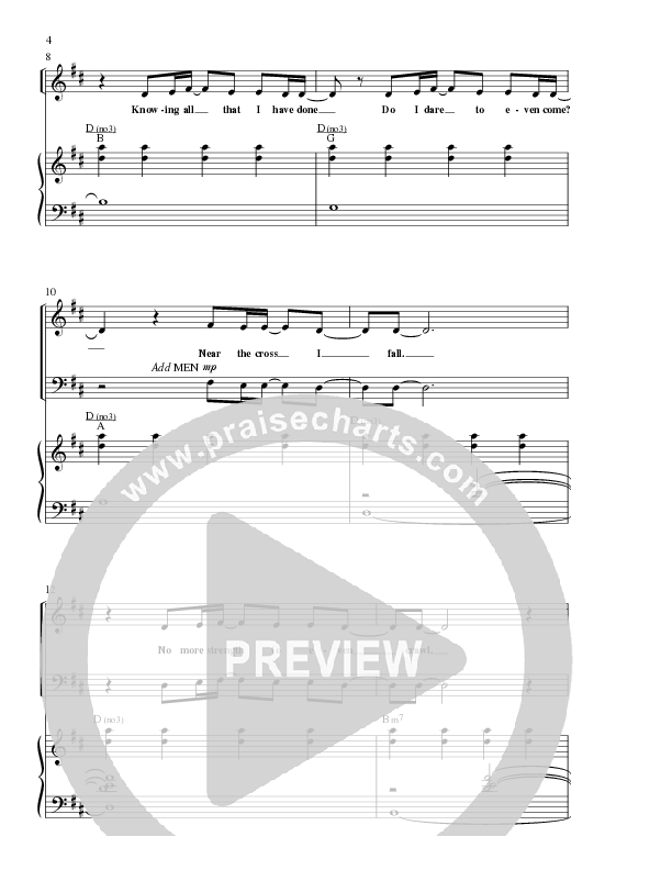 In The Shadow Of The Cross (Choral Anthem SATB) Anthem (SATB/Piano) (Lillenas Choral / Arr. Camp Kirkland)