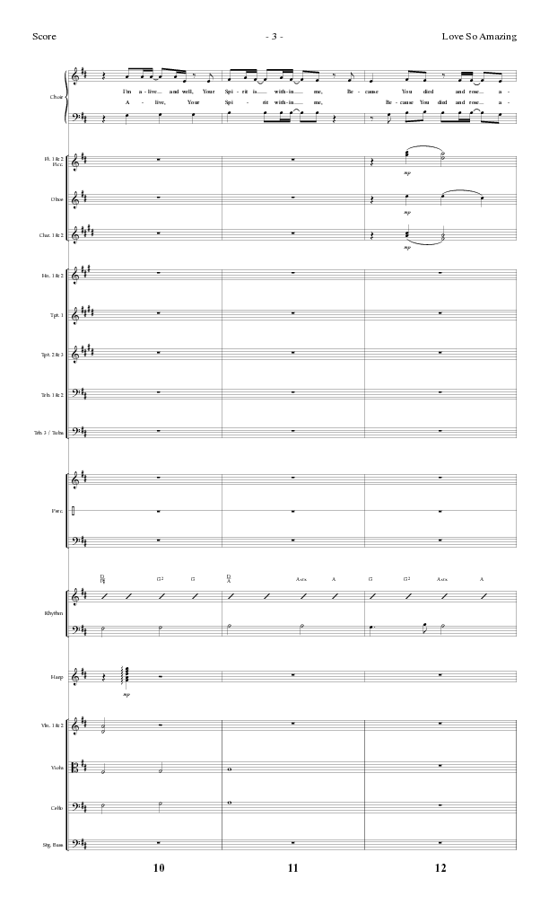 Love So Amazing (Choral Anthem SATB) Conductor's Score (Lillenas Choral / Arr. Marty Parks)