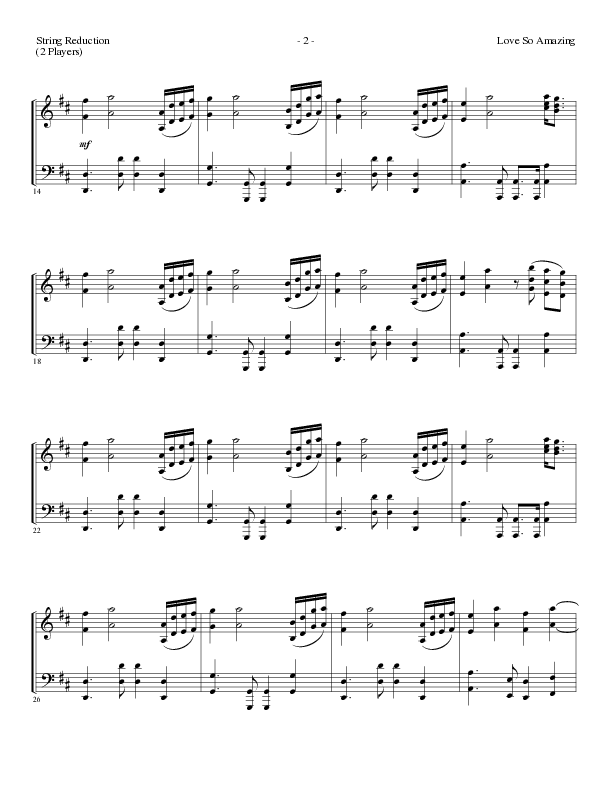 Love So Amazing (Choral Anthem SATB) String Reduction (Lillenas Choral / Arr. Marty Parks)