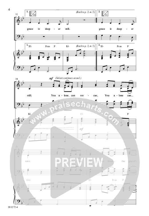 You Alone Can Rescue (Choral Anthem SATB) Anthem (SATB/Piano) (Word Music Choral / Arr. Gary Rhodes)