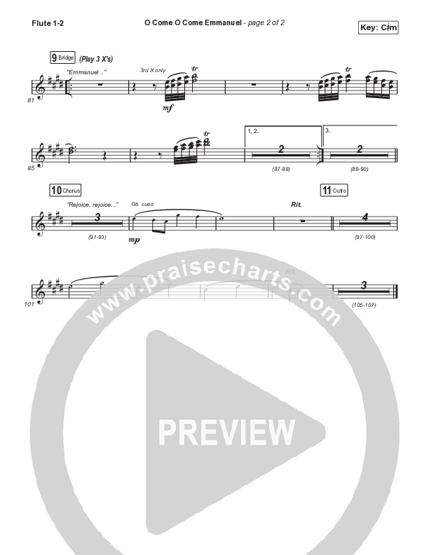 O Come O Come Emmanuel (Choral Anthem SATB) Wind Pack (We The Kingdom / Dante Bowe / Maverick City Music / Arr. Mason Brown)