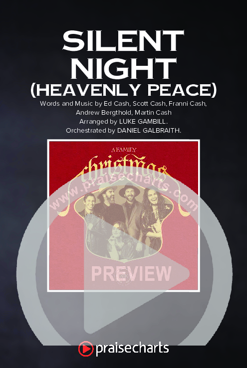 Silent Night (Heavenly Peace) (Sing It Now SATB) Octavo Cover Sheet (We The Kingdom / Dante Bowe / Maverick City Music / Arr. Mason Brown)