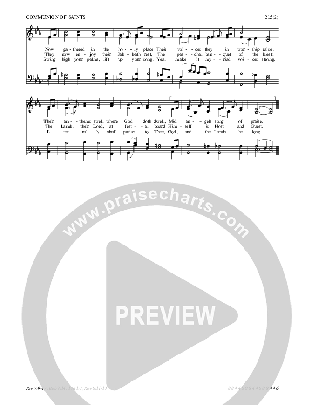 Behold A Host Arrayed In White Hymn Sheet (SATB) (Traditional Hymn)