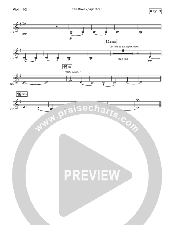 The Dove (Unison/2-Part Choir) String Pack (The Belonging Co / Kari Jobe / Arr. Mason Brown)