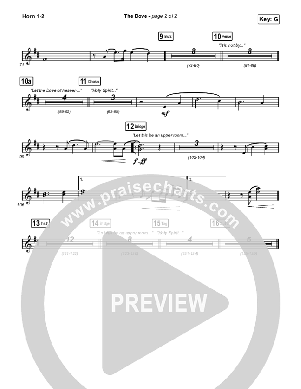 The Dove (Sing It Now SATB) Brass Pack (The Belonging Co / Kari Jobe / Arr. Mason Brown)