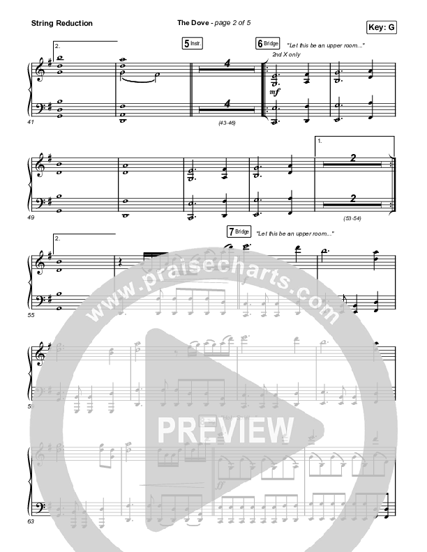 The Dove (Sing It Now SATB) String Reduction (The Belonging Co / Kari Jobe / Arr. Mason Brown)