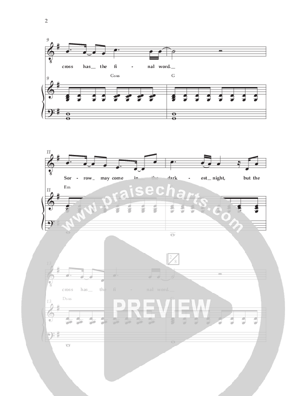 The Cross Has The Final Word with O The Blood Of Jesus (Choral Anthem SATB) Anthem (SATB/Piano) (Lifeway Choral / Arr. Bradley Knight)