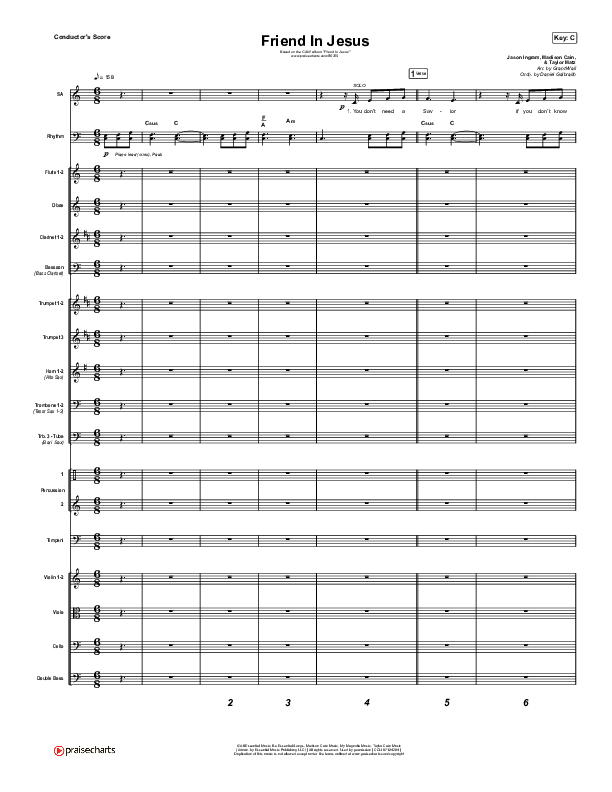 Friend In Jesus Conductor's Score (CAIN)