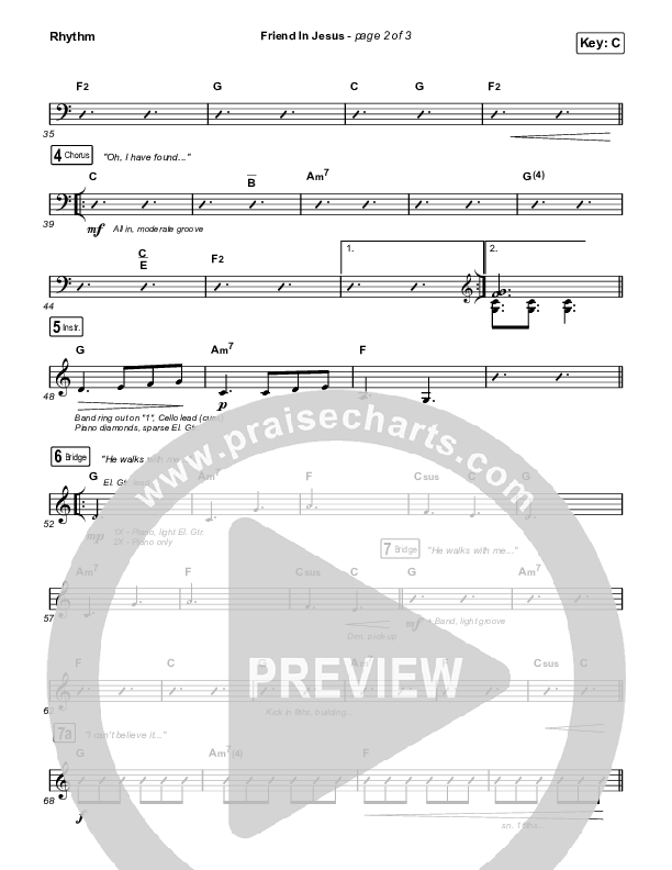 Friend In Jesus Rhythm Pack (CAIN)