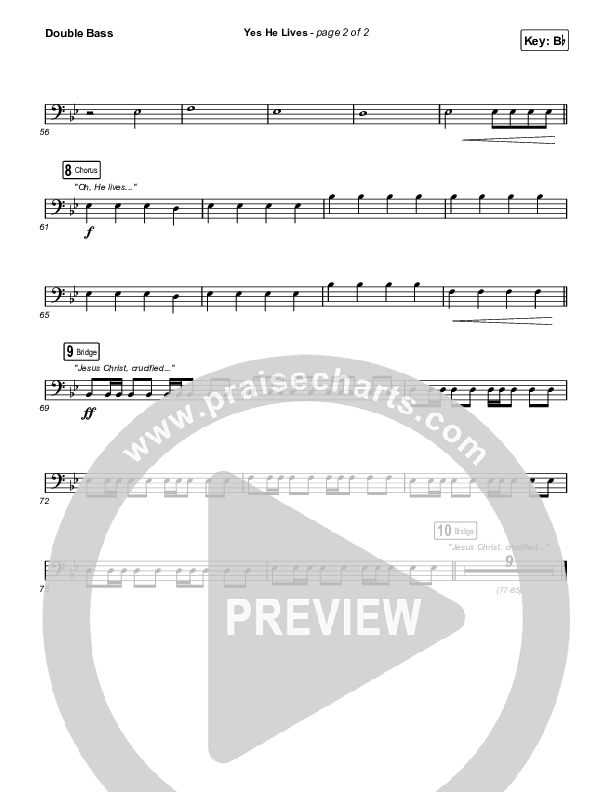 Yes He Lives String Bass (Hannah Hobbs)