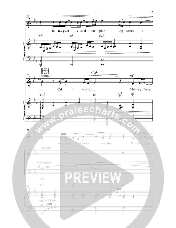 At Calvary (Choral Anthem SATB) Anthem (SATB/Piano) (Lifeway Choral / Arr. Philip Keveren)