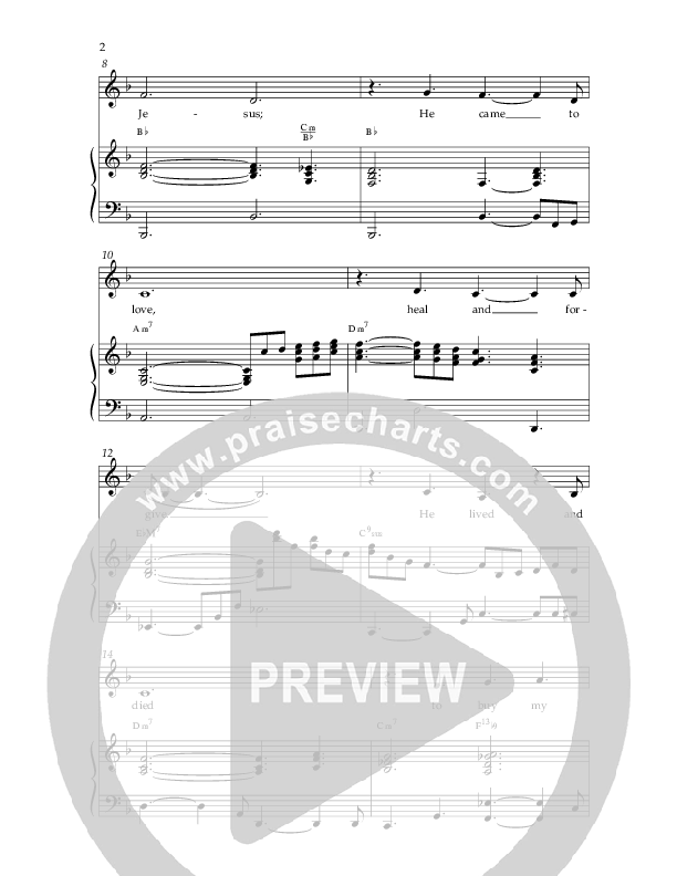 Because He Lives (Choral Anthem SATB) Anthem (SATB/Piano) (Lifeway Choral / Arr. Cliff Duren)