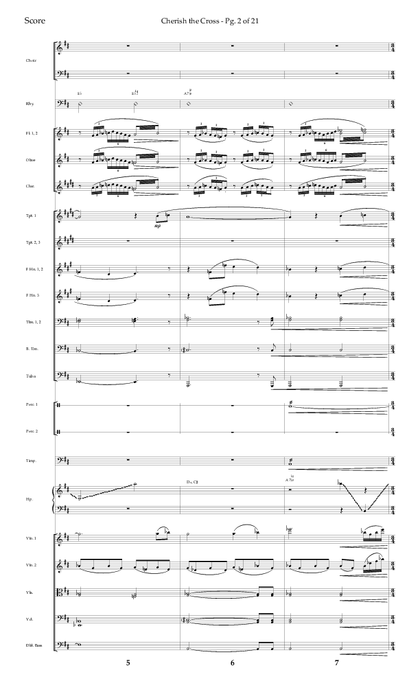 Cherish The Cross with The Old Rugged Cross (Choral Anthem SATB) Conductor's Score (Lifeway Choral / Arr. Bradley Knight)