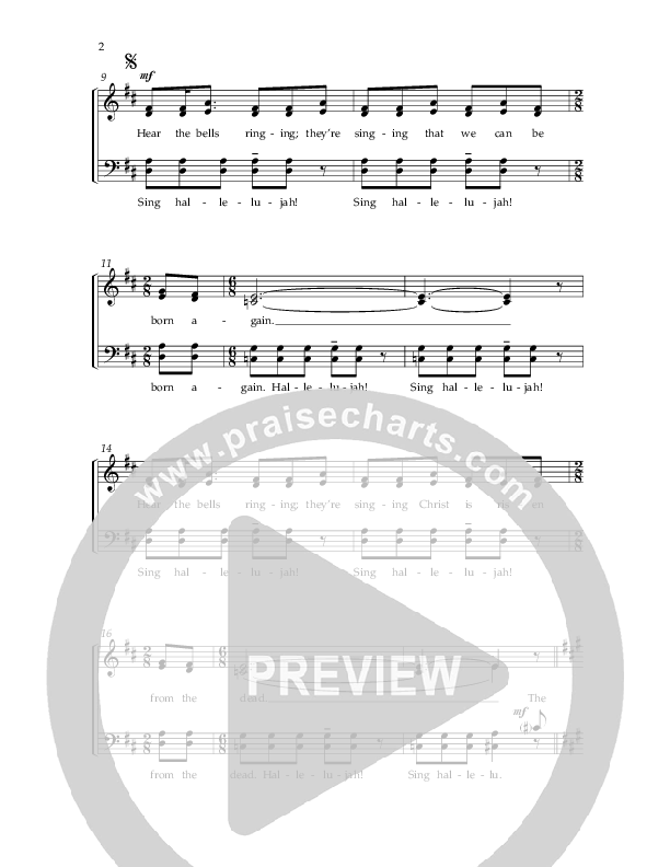 Easter Song (Choral Anthem SATB) Anthem (SATB/Piano) (Lifeway Choral / Arr. Cliff Duren)