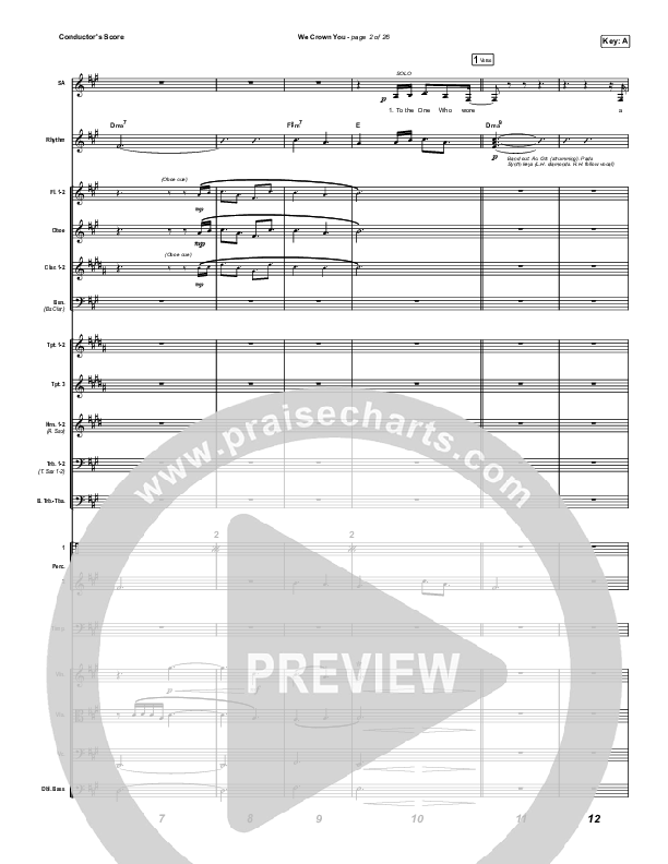 We Crown You Orchestration (Jeremy Riddle)