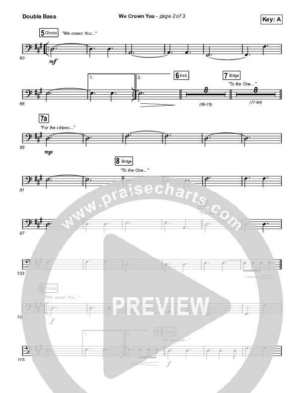 We Crown You String Bass (Jeremy Riddle)