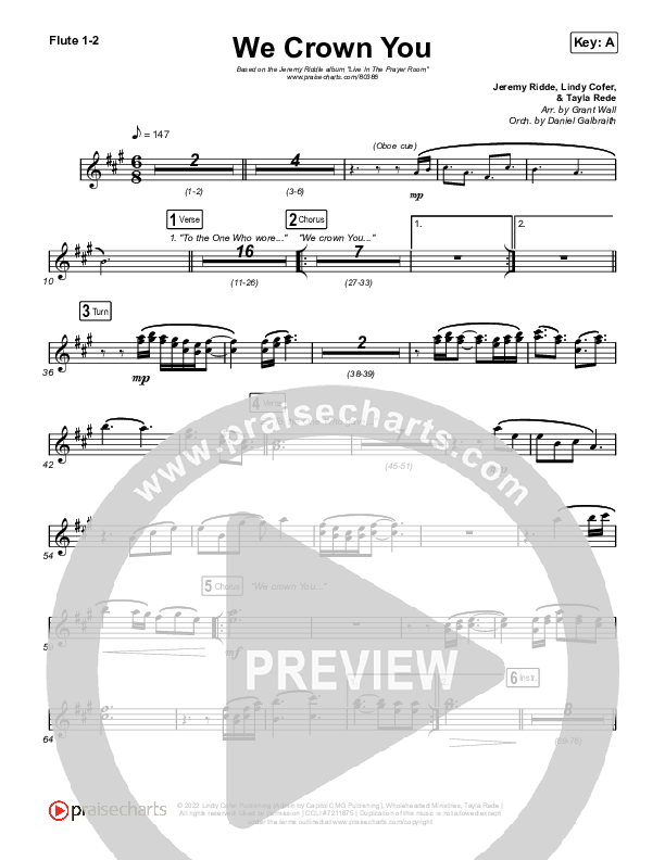 We Crown You Wind Pack (Jeremy Riddle)